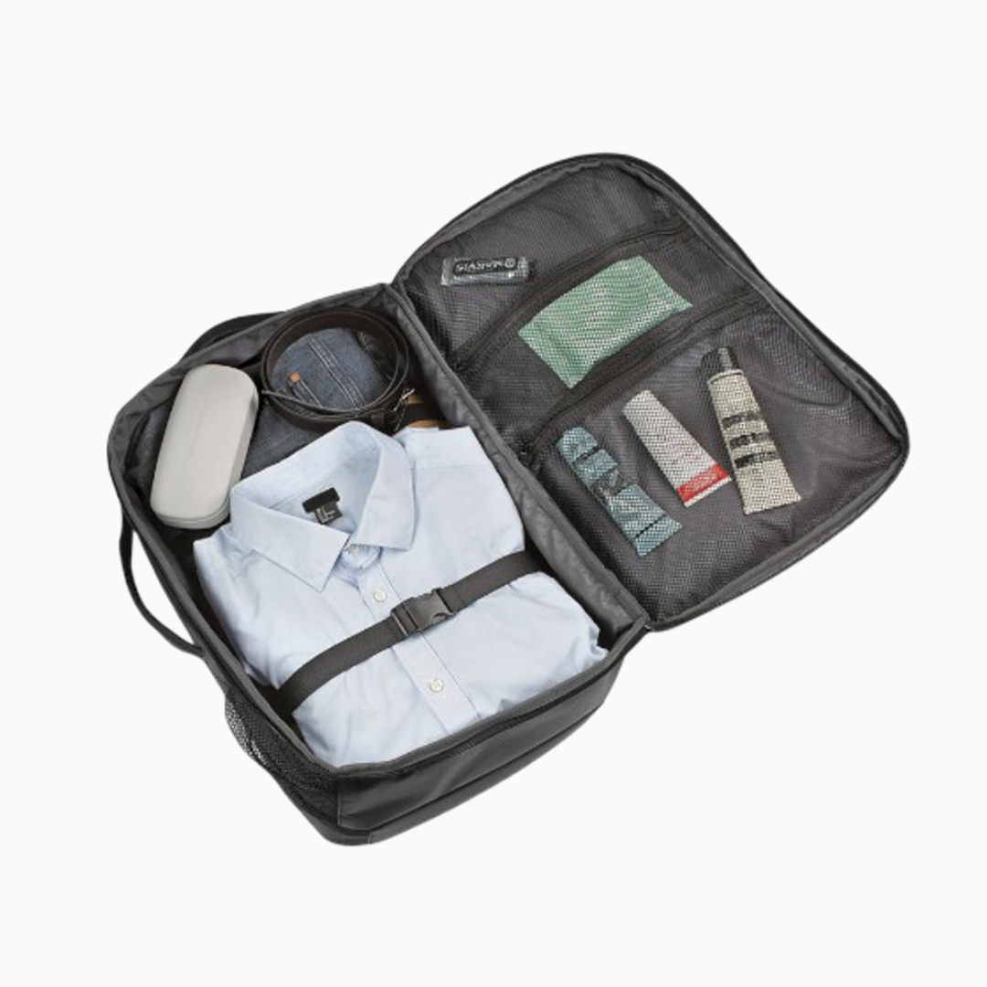 17.3-Inch Grey Travel Backpack - TSA-Friendly Design, One Size Fits All, Ideal for Grand Travel