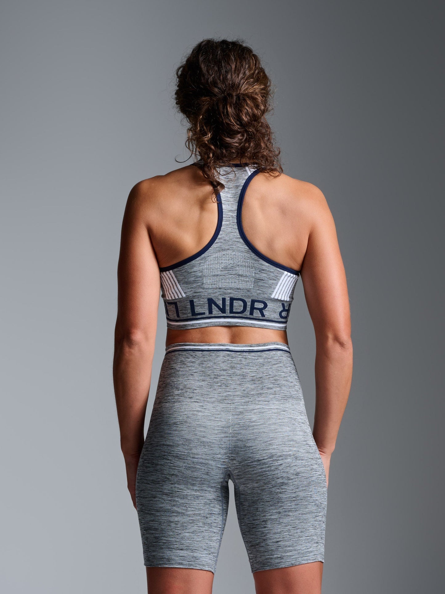 Grey Marl Sports Bra