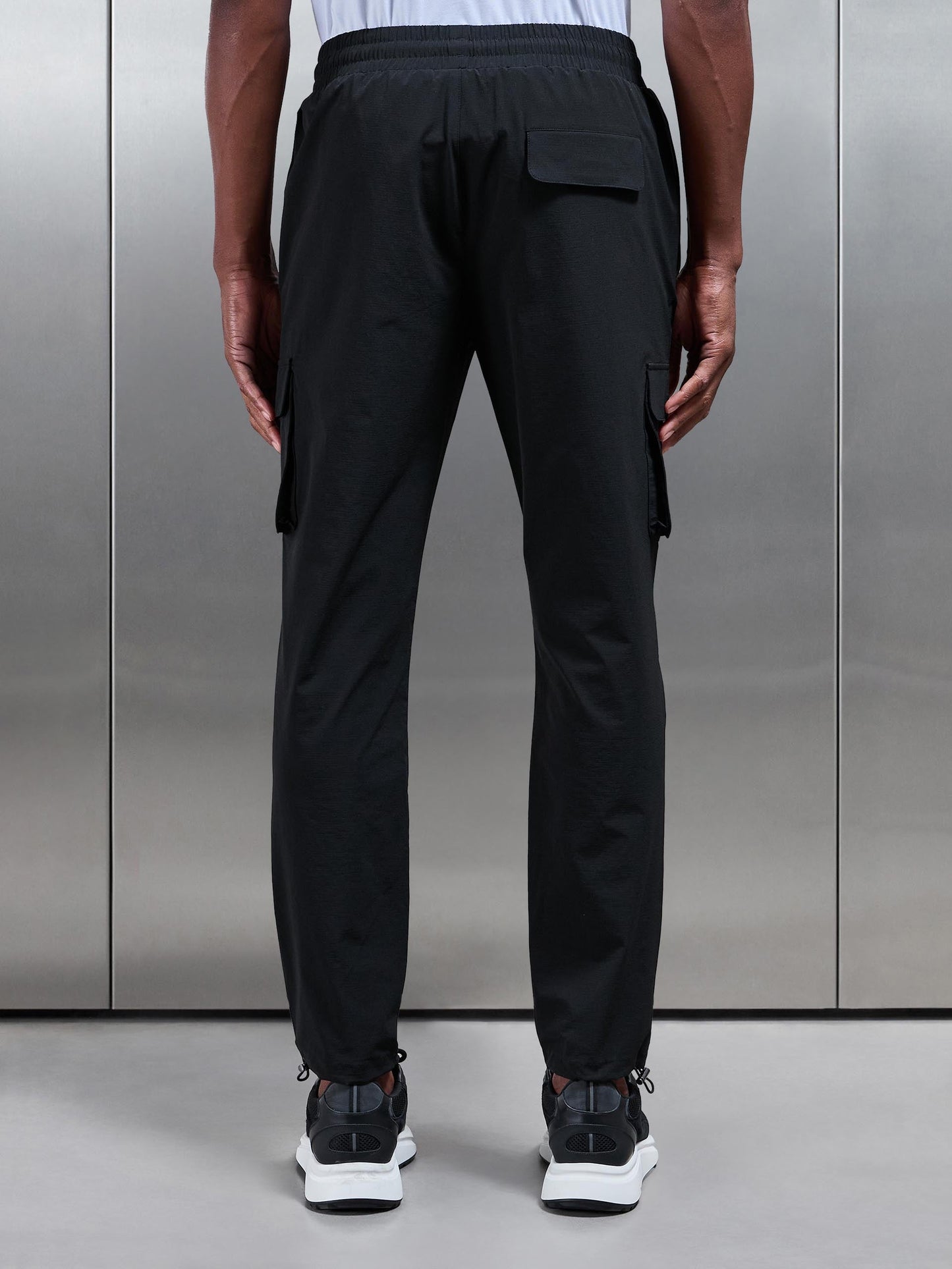 Black Utility Cargo Pants