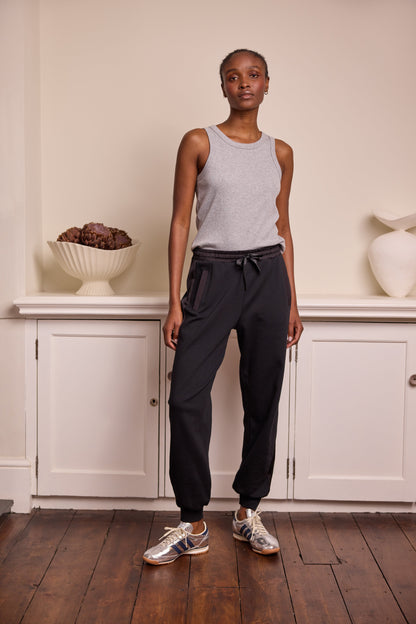 Black Side Stripe Joggers
