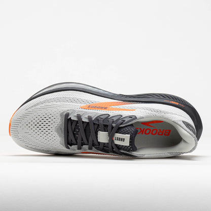 Oyster Mushroom/Orange/Ebony Brooks Ghost 17 Men's