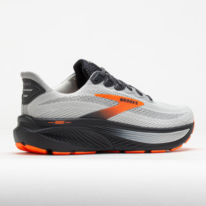 Oyster Mushroom/Orange/Ebony Brooks Ghost 17 Men's