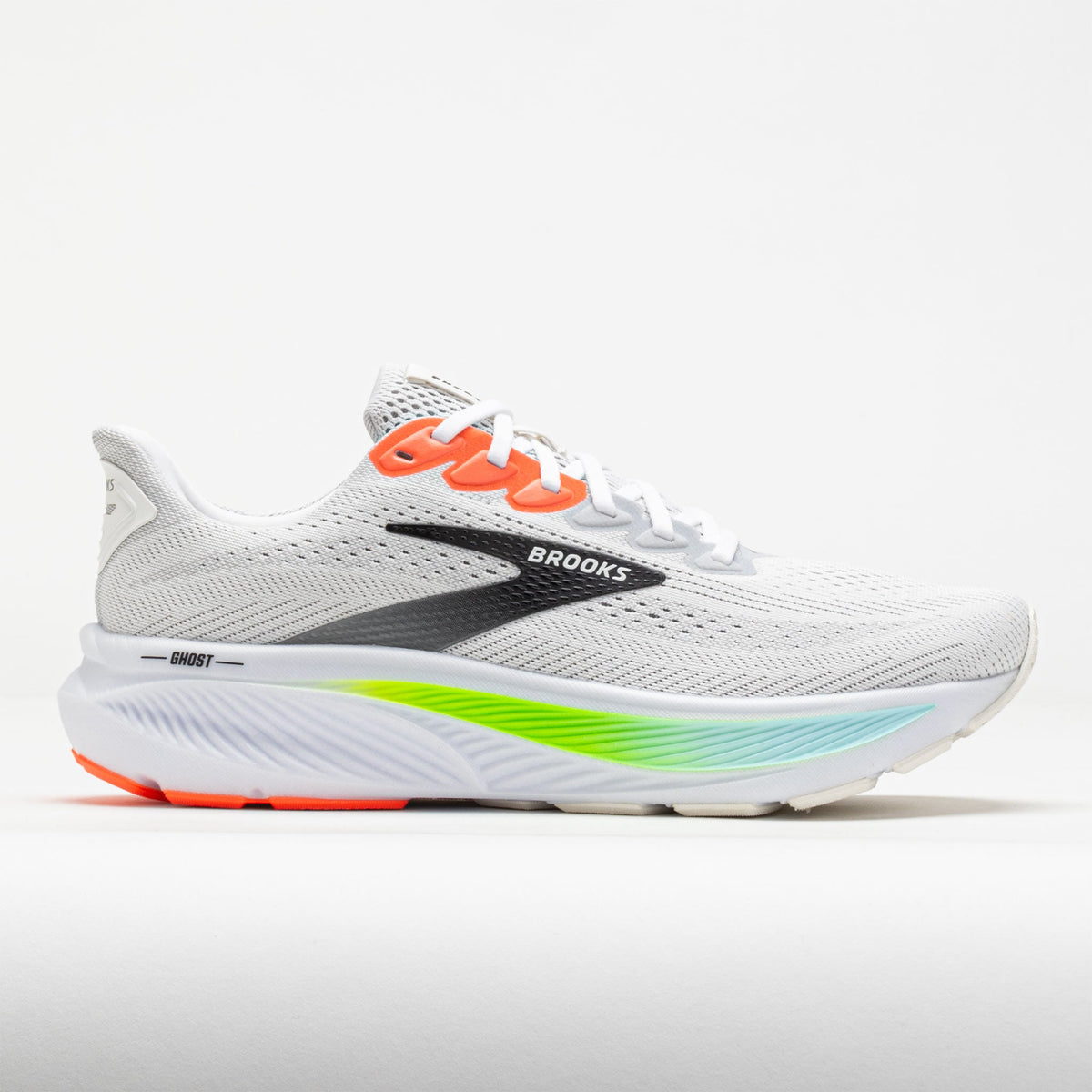 White/Pink Clay/Gecko Brooks Ghost 17