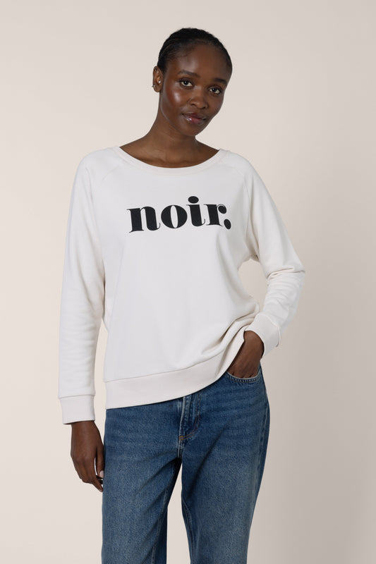 Vintage White Noir Sweatshirt