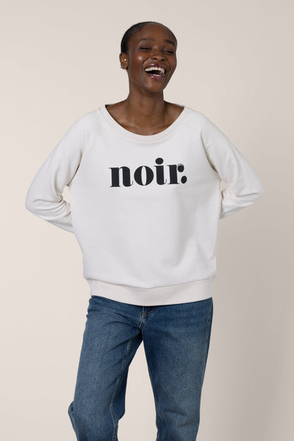 Vintage White Noir Sweatshirt