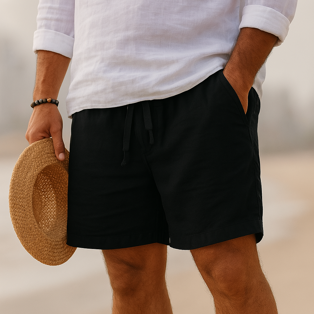 Lightweight Cotton-Linen Trousers