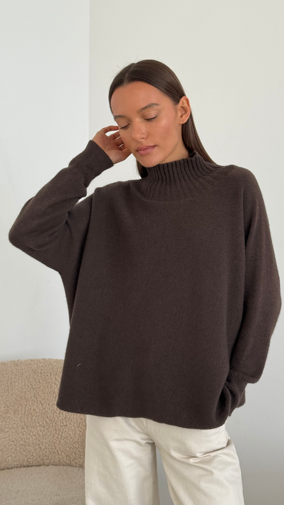 Knit Cozy Pullover Style Sweater