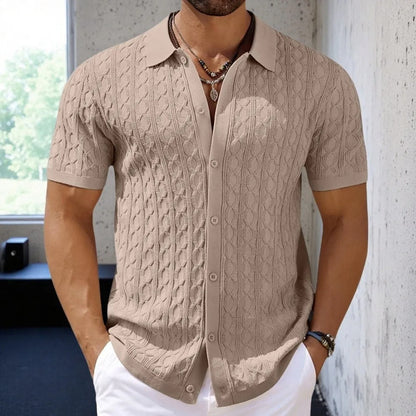 Short-Sleeve Knit Shirt