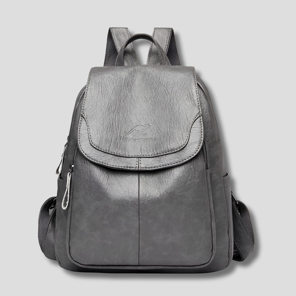 Women's Anti-Theft Leather Backpack - Secure, Stylish Travel Bag
