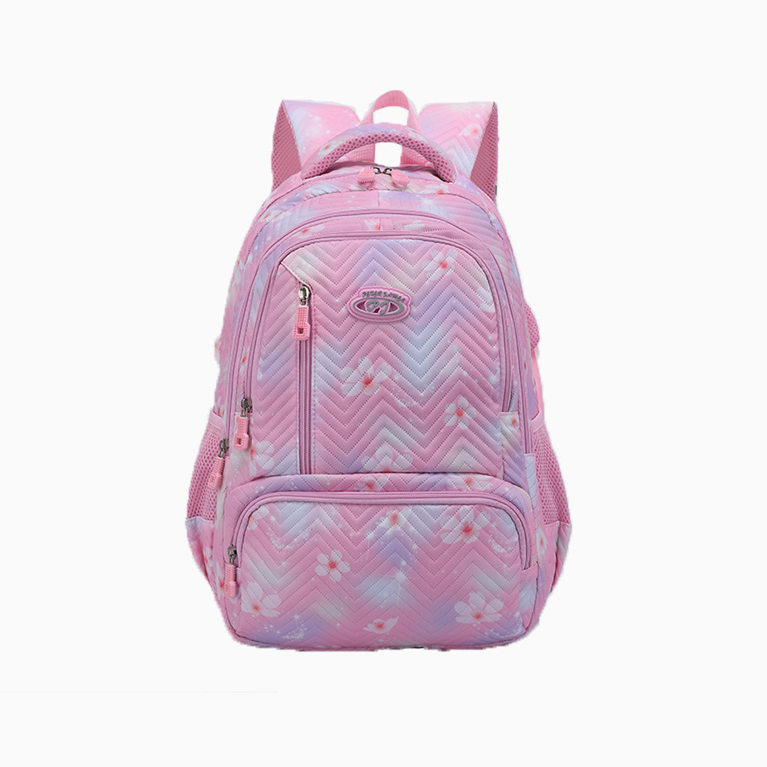 Kids Floral Daisy Pattern Backpack - Stylish and Durable School Bag for Children