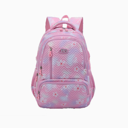 Kids Floral Daisy Pattern Backpack - Stylish and Durable School Bag for Children