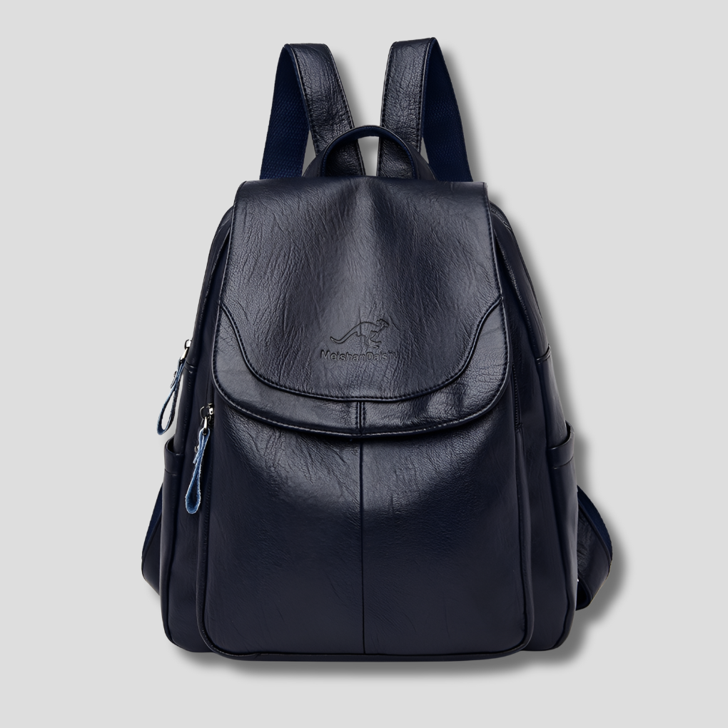 Women's Anti-Theft Leather Backpack - Secure, Stylish Travel Bag