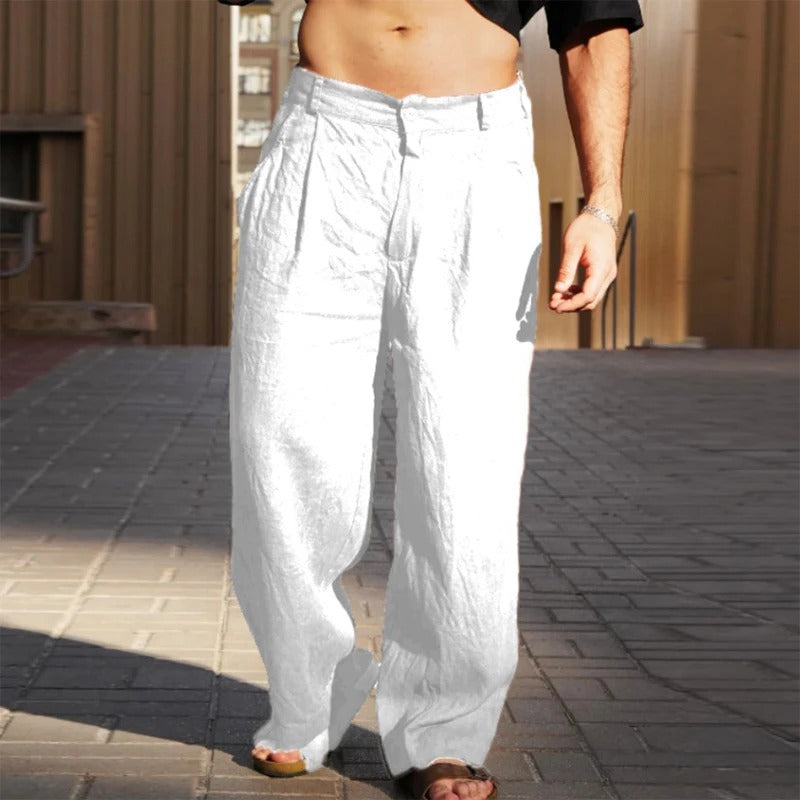 Wide-Leg Summer Trousers