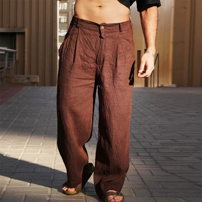 Wide-Leg Summer Trousers