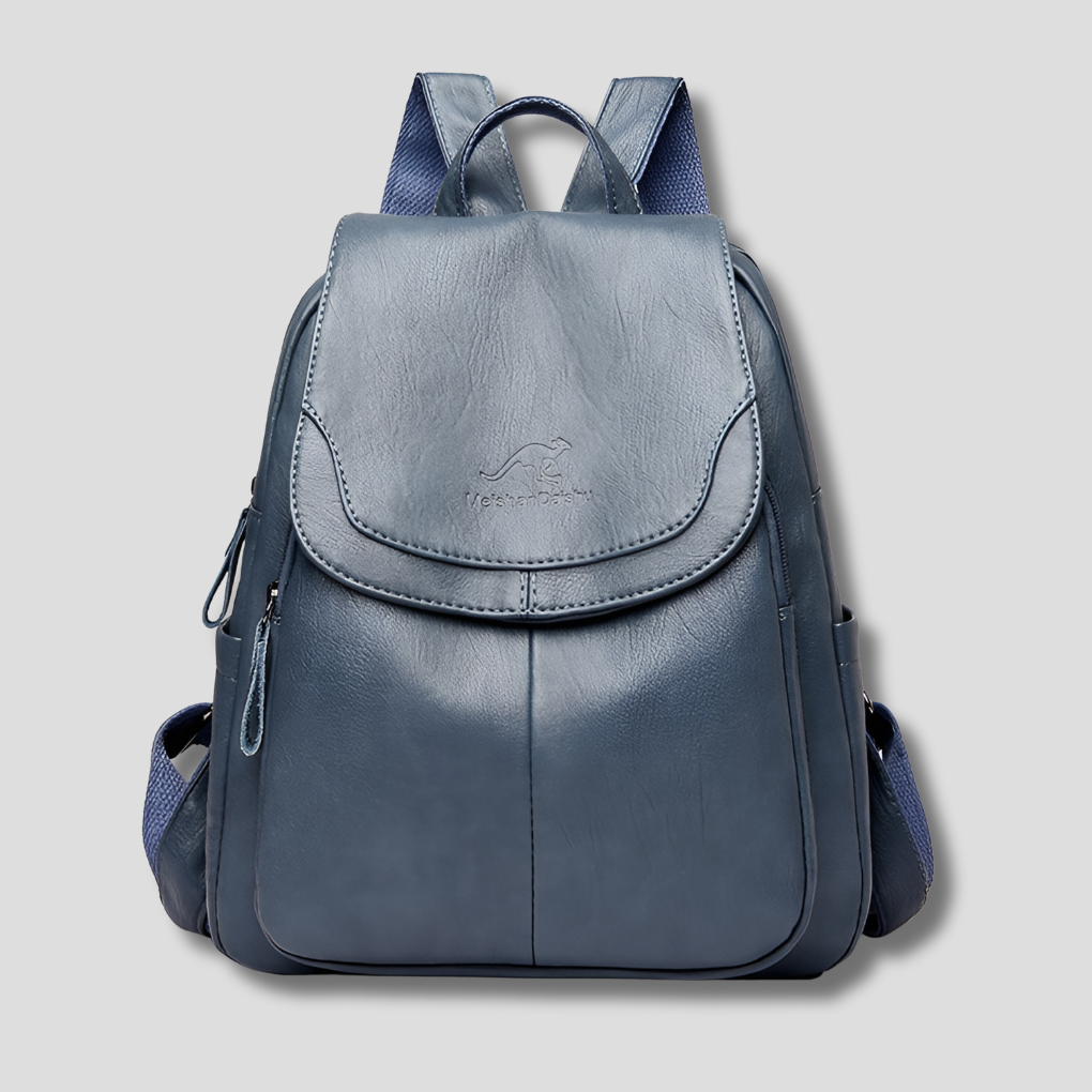 Women's Anti-Theft Leather Backpack - Secure, Stylish Travel Bag