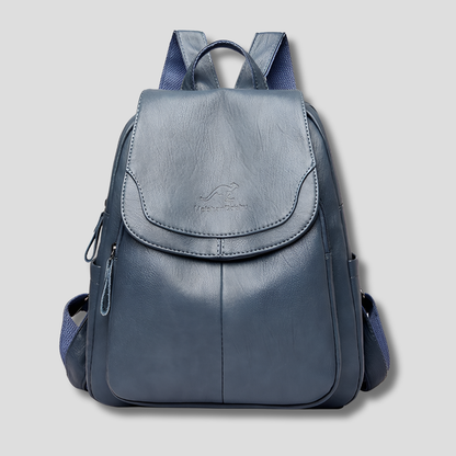 Women's Anti-Theft Leather Backpack - Secure, Stylish Travel Bag
