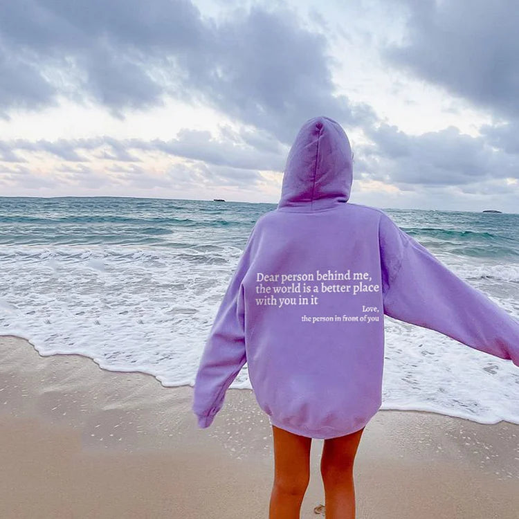 Dear Person Behind Me Sweatshirt, Hoodie