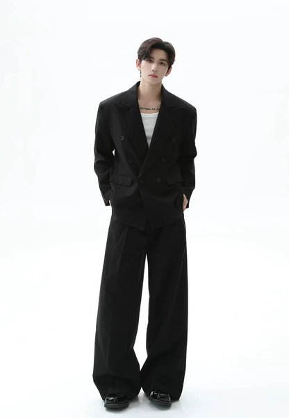 Double-Breasted Suit Set