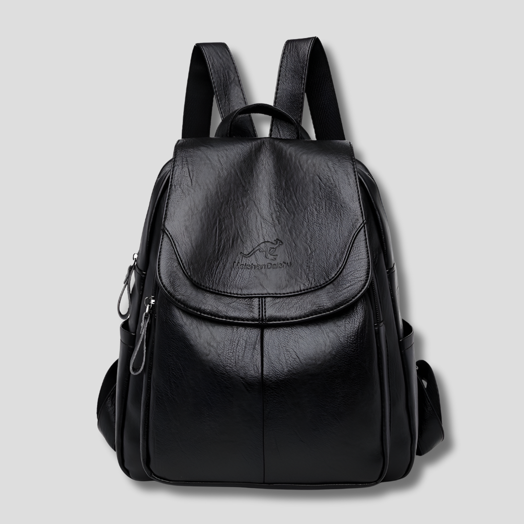 Women's Anti-Theft Leather Backpack - Secure, Stylish Travel Bag