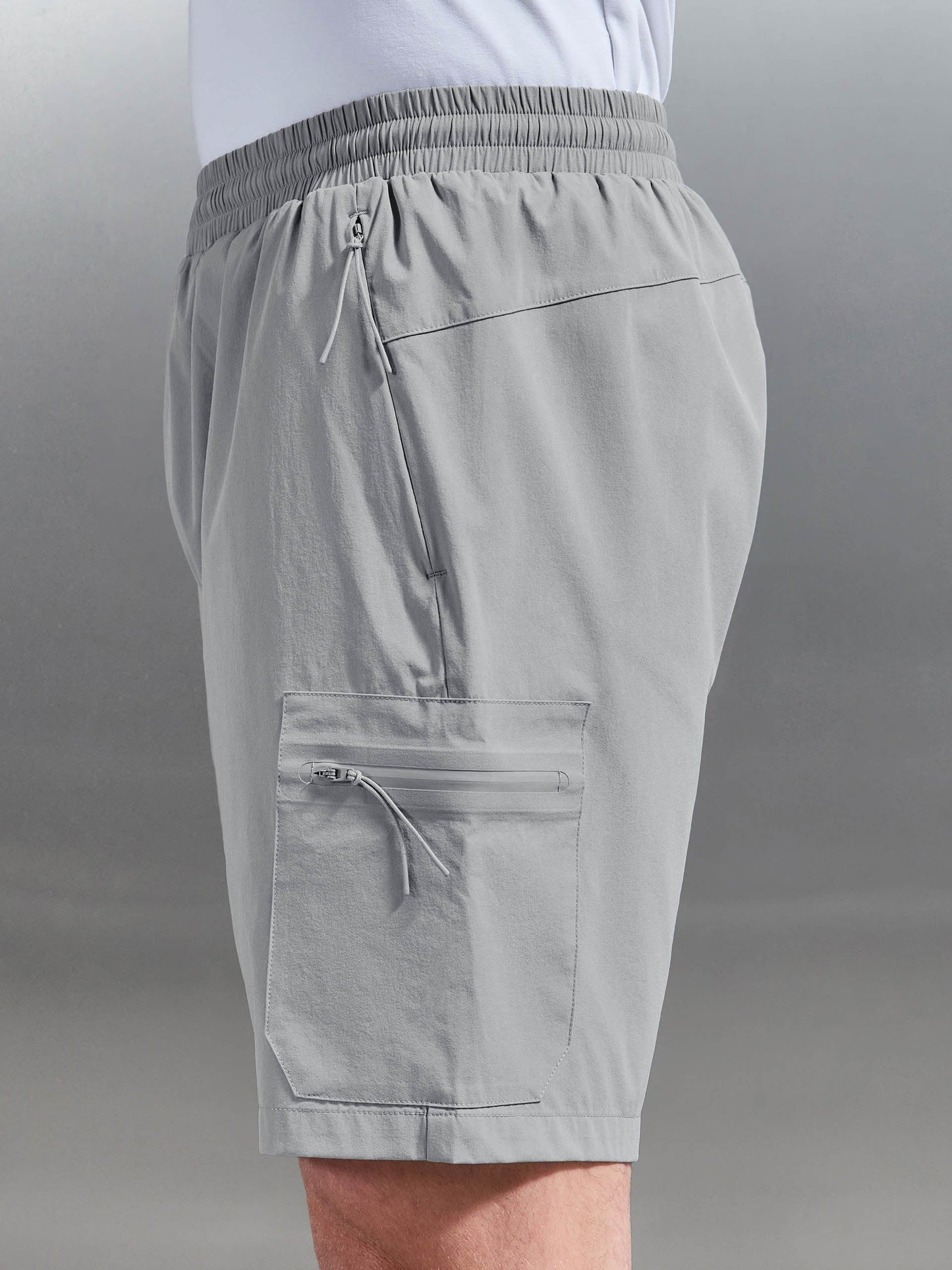 Mid Grey Active Cargo Short