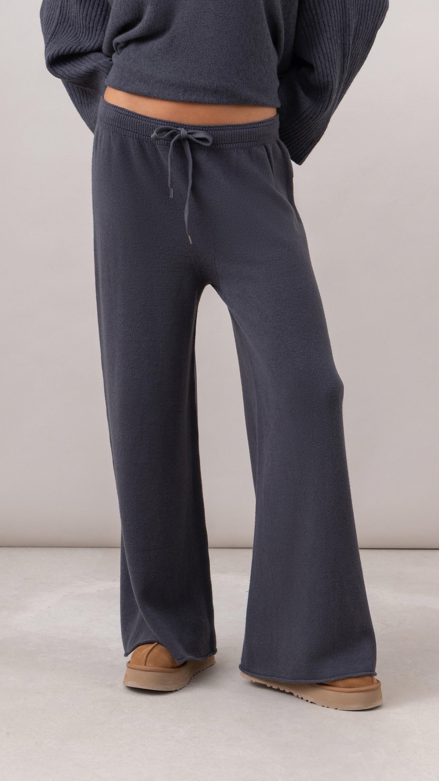 Slim Fit Anthracite Trousers