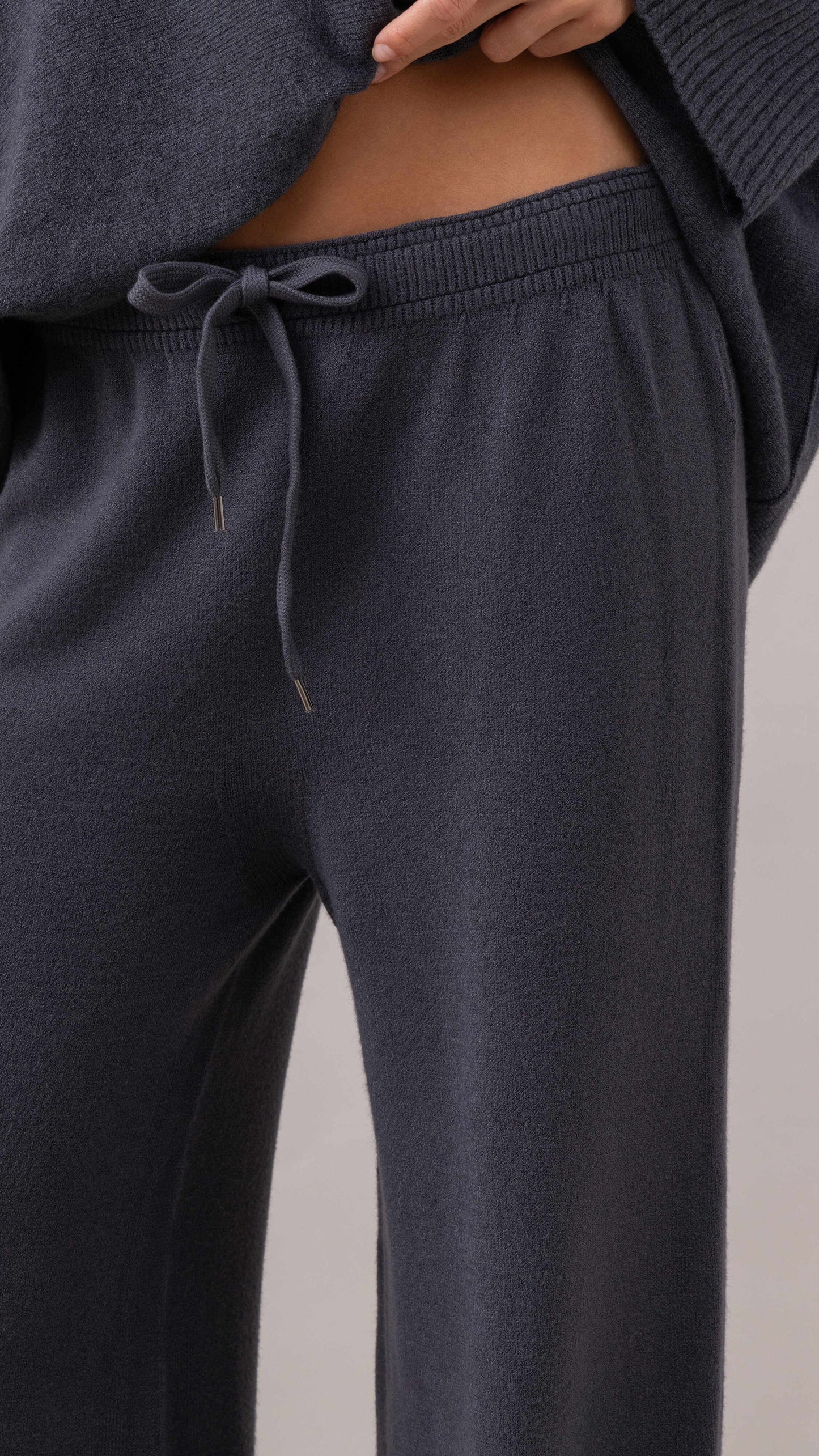 Slim Fit Anthracite Trousers