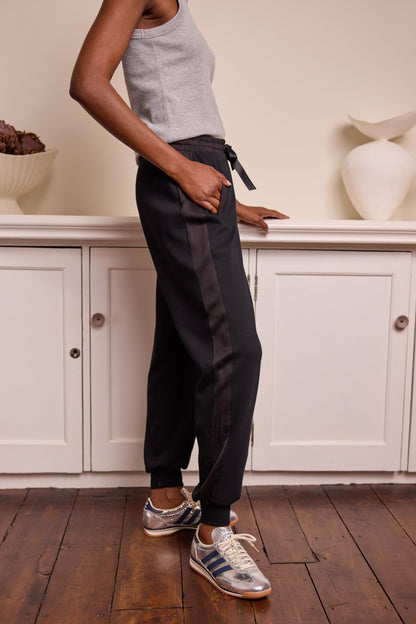 Black Side Stripe Joggers