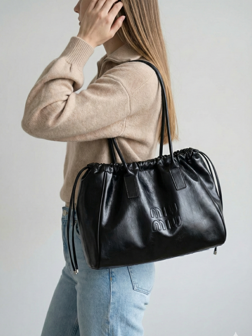 Black Work Tote Bag for Women - Spacious & Versatile Professional Bag