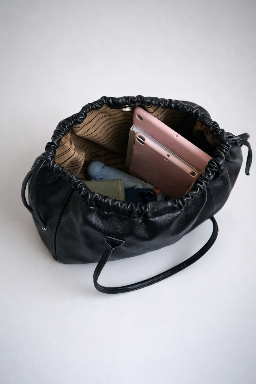 Black Work Tote Bag for Women - Spacious & Versatile Professional Bag