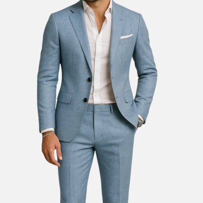 Classic Casual Linen Suit