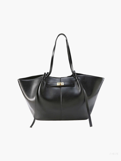 Chic Structured Tote Bag - Stylish and Spacious Everyday Shopper