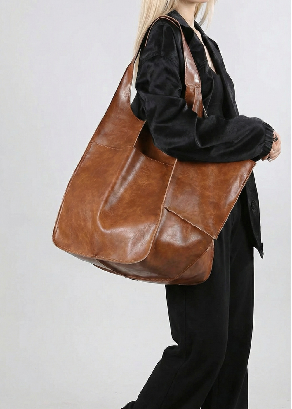 Extra Large Work Tote Bag - Spacious Office & Daily Use Handbag