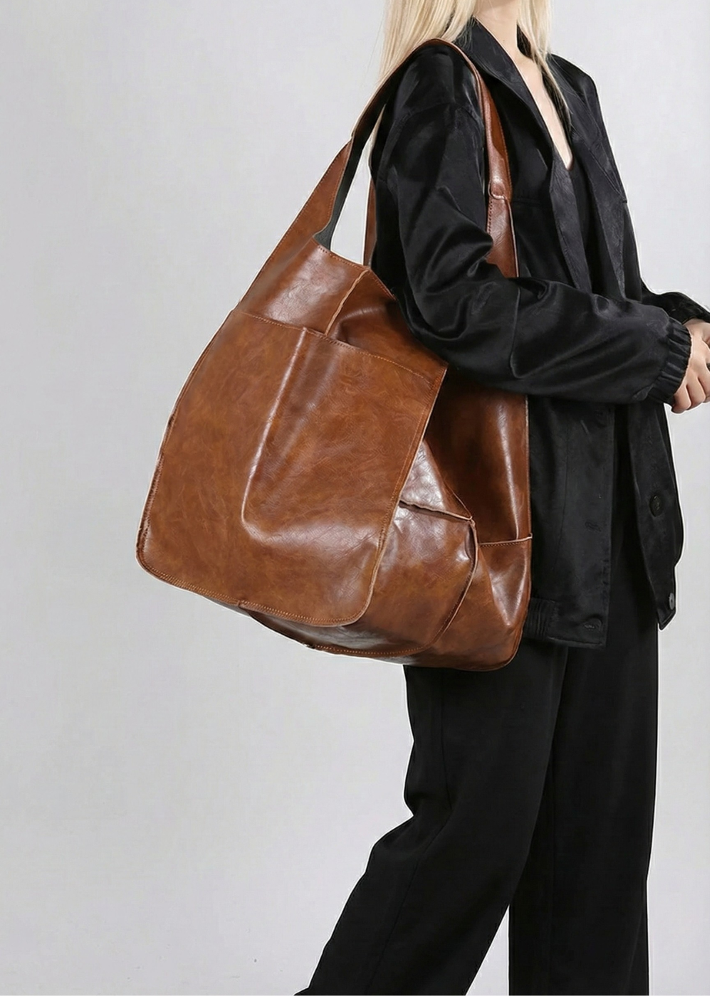 Extra Large Work Tote Bag - Spacious Office & Daily Use Handbag