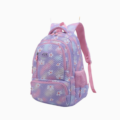 Kids Floral Daisy Pattern Backpack - Stylish and Durable School Bag for Children