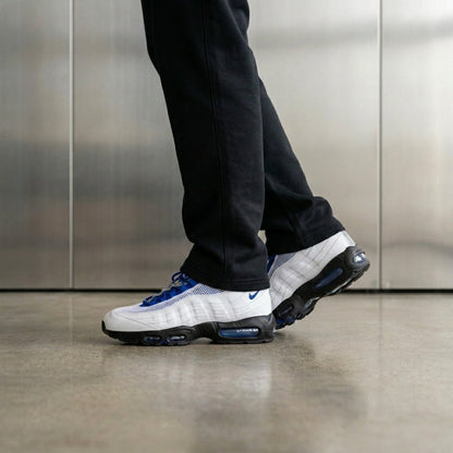 Nike Air Max 95 – White / Racer Blue / Silver