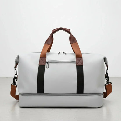 Gym & Travel Duffel Bag with Shoe Compartment - Sports Bag