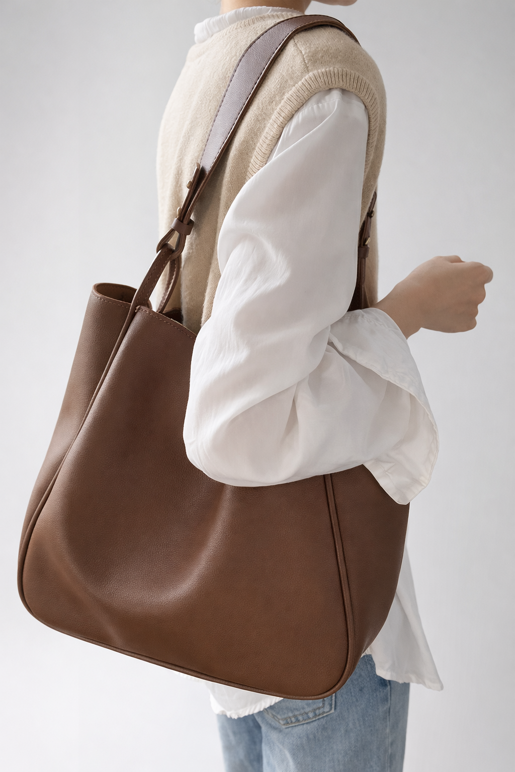 Spacious Women's Work Tote Bag - Stylish and Functional