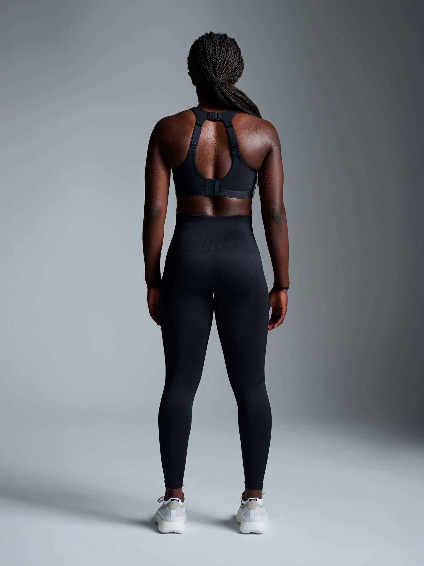 High-Waisted Black Leggings