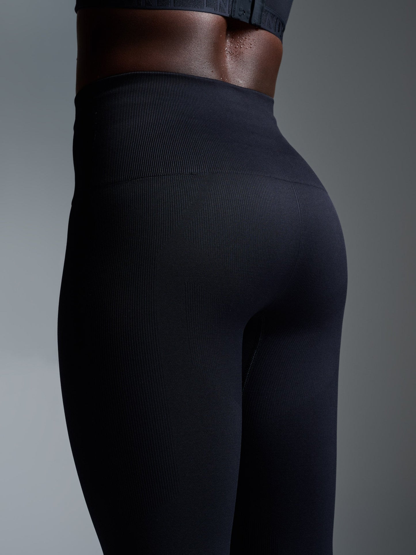 High-Waisted Black Leggings