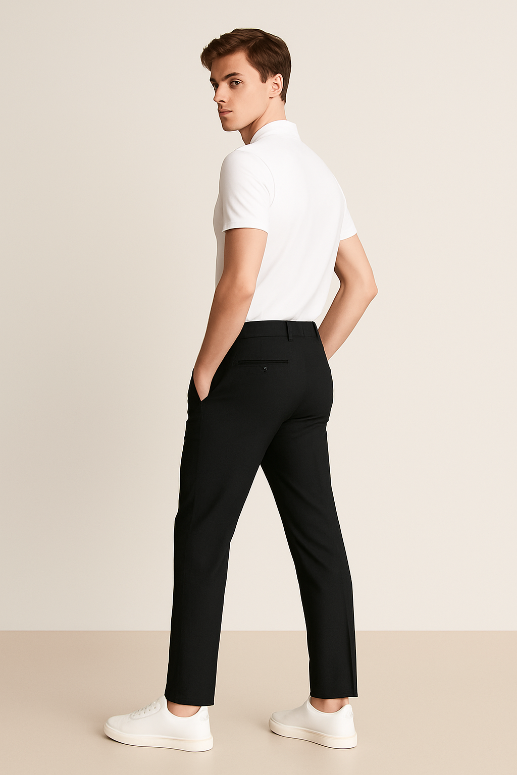 Tailored Slim Leg Trousers