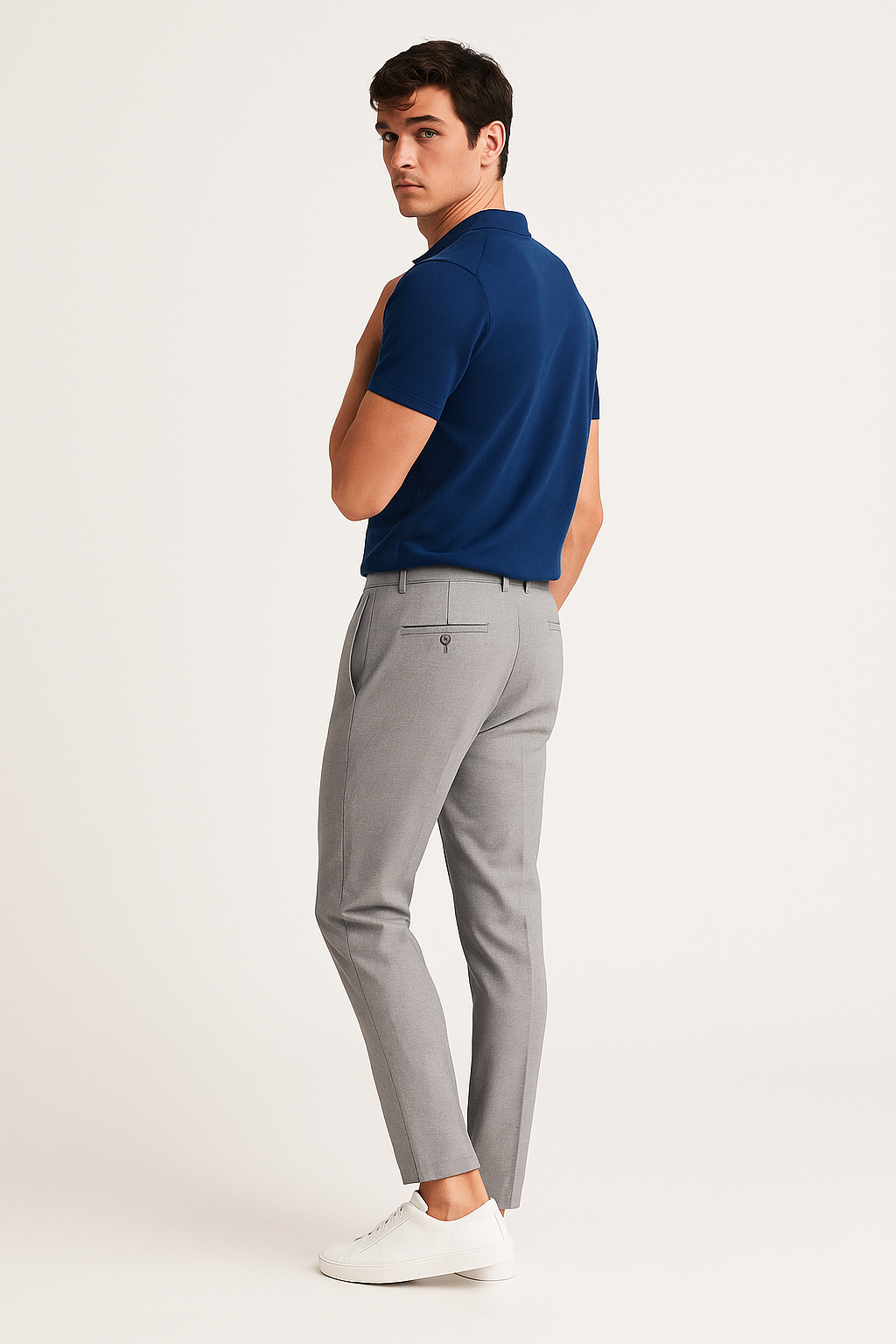 Tailored Slim Leg Trousers