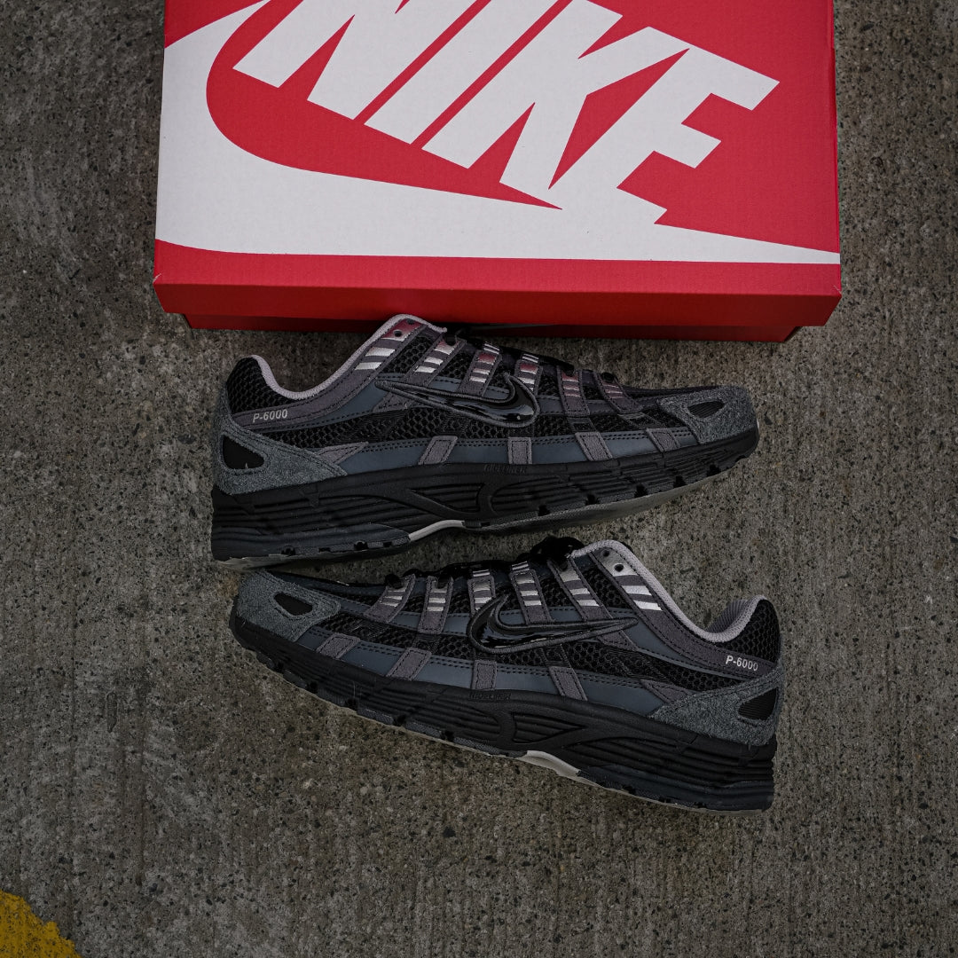 Nike P-6000 Suede Pack – Anthracite / Silver