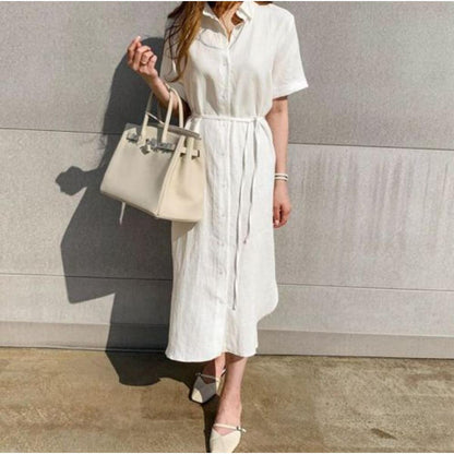 Women’s Linen Shirt Dress