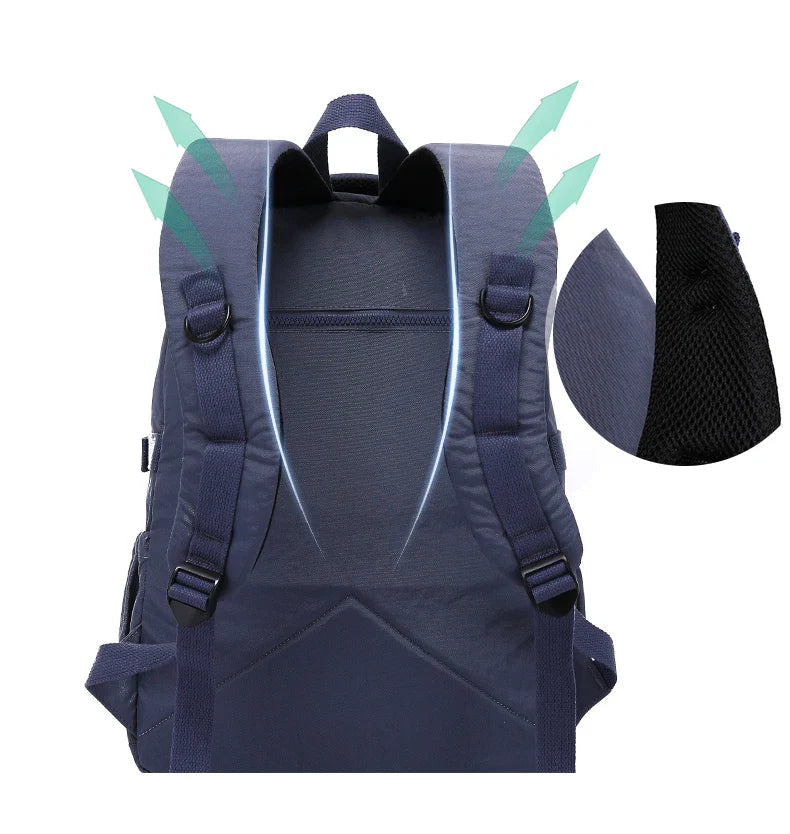 Stylish Nylon Backpack for Modern Explorers - Durable and Versatile Travel Bag