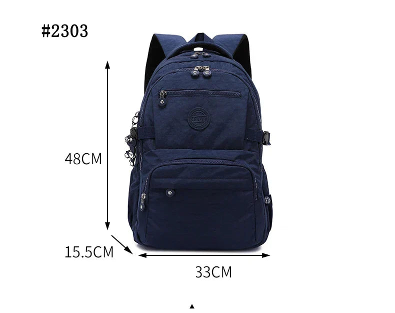 Stylish Nylon Backpack for Modern Explorers - Durable and Versatile Travel Bag