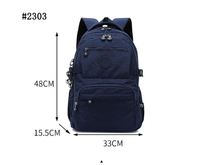 Stylish Nylon Backpack for Modern Explorers - Durable and Versatile Travel Bag