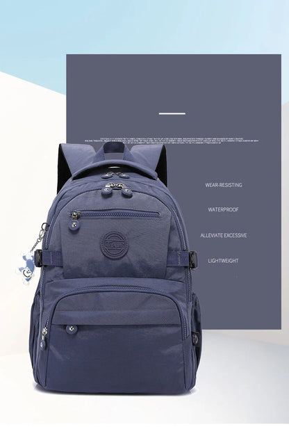 Stylish Nylon Backpack for Modern Explorers - Durable and Versatile Travel Bag