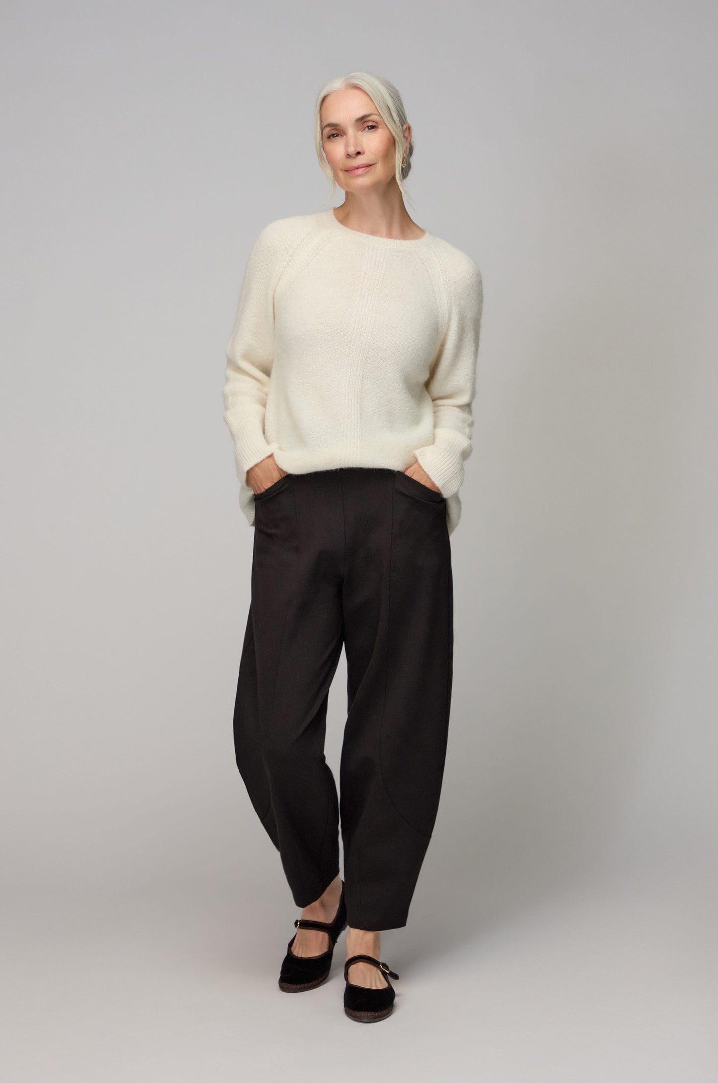 High-Waisted Bubble Trousers