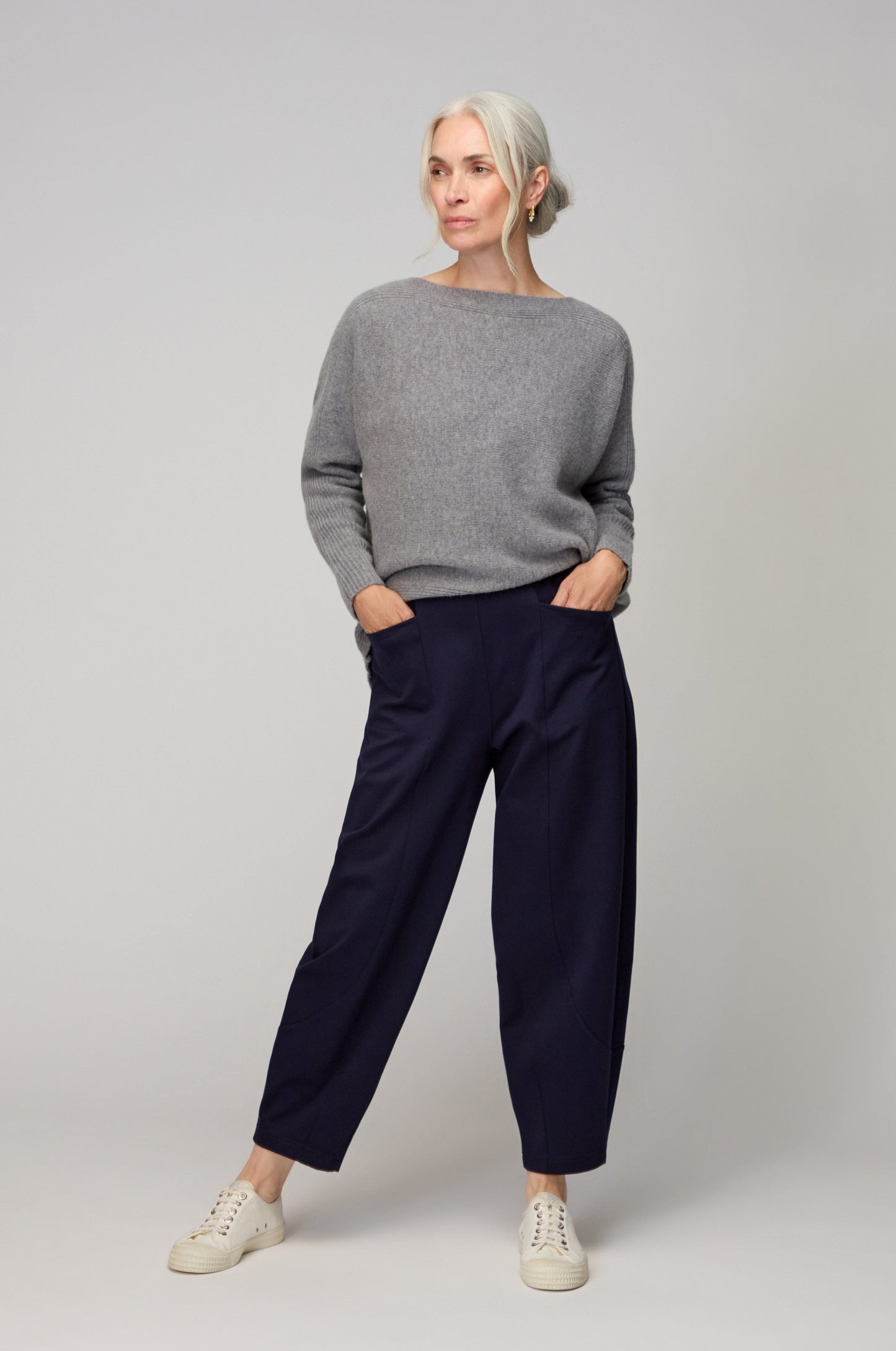 High-Waisted Bubble Trousers