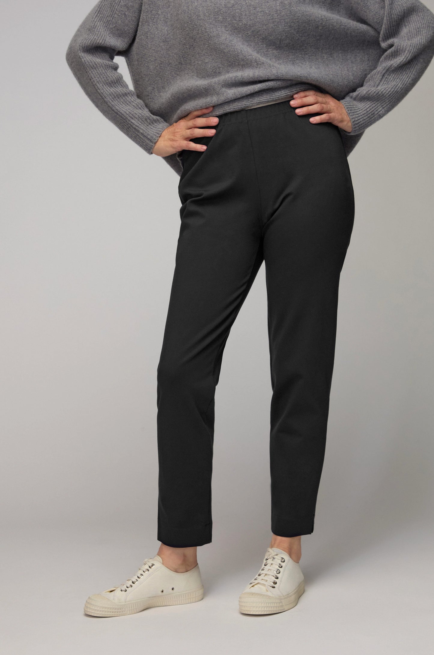 Slim Fit Ponte Leg Trousers